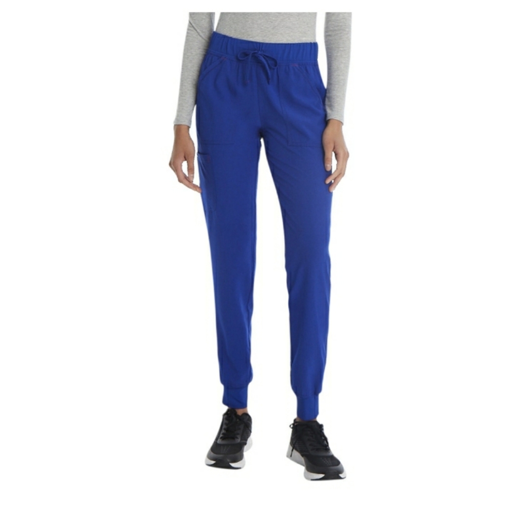 Scrubstar Supreme Yoga Drawstring Pants Heather Electric Blue